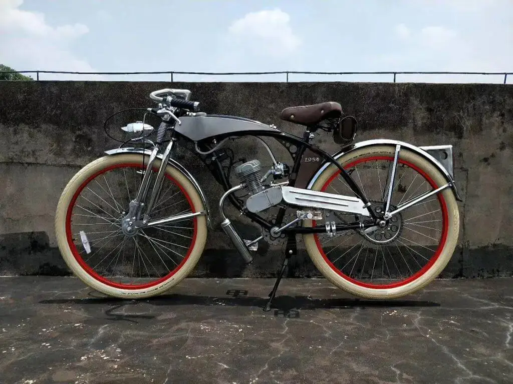 vintage style motorized bicycle for sale