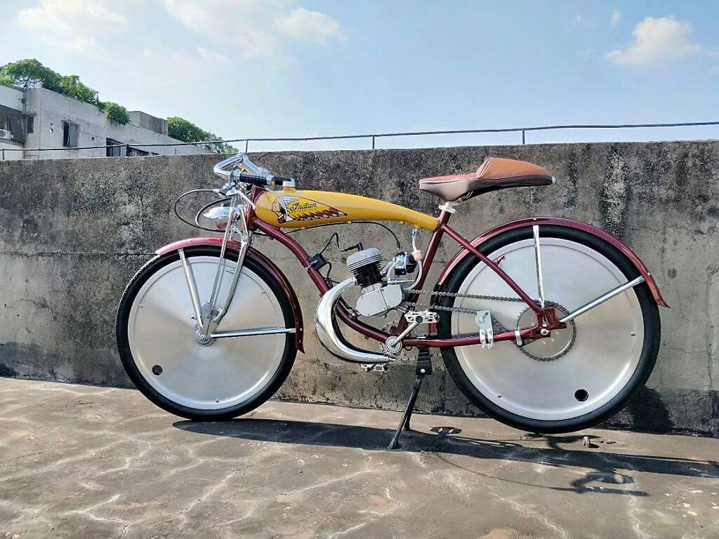 bicycle with gasoline power